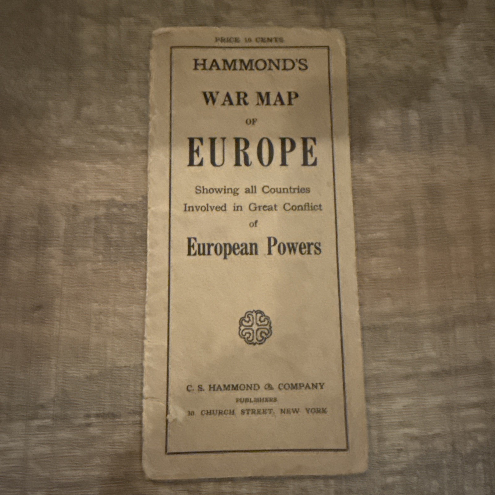 1914 Hammond War Map of Europe World War I World War I WW1 Vintage Map 1914 Hammond War Map of Europe World War I World War I WW1 Vintage Map