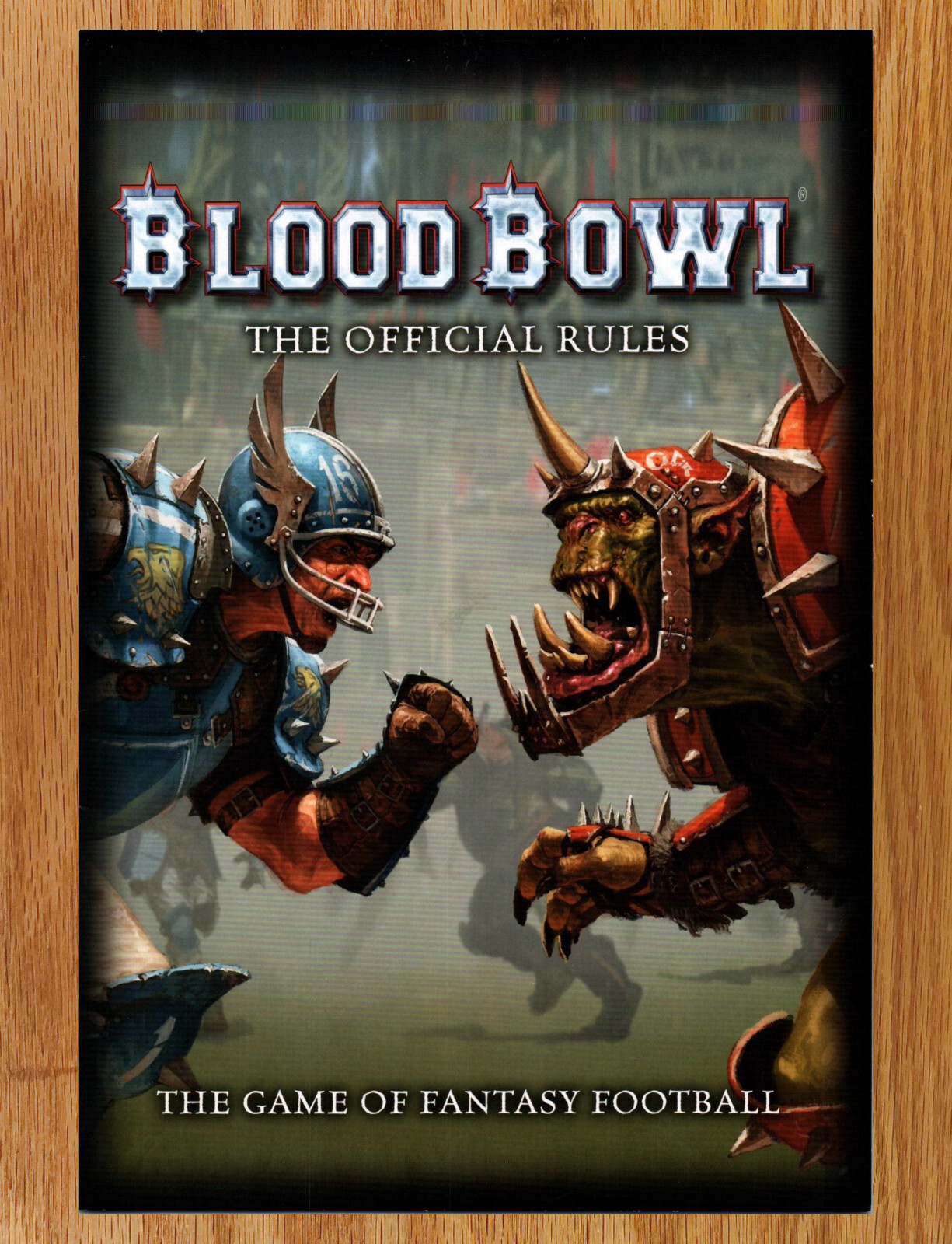 Blood Bowl Fantasy Football Front Cover Only - Video Game Print Ad Poster Promo