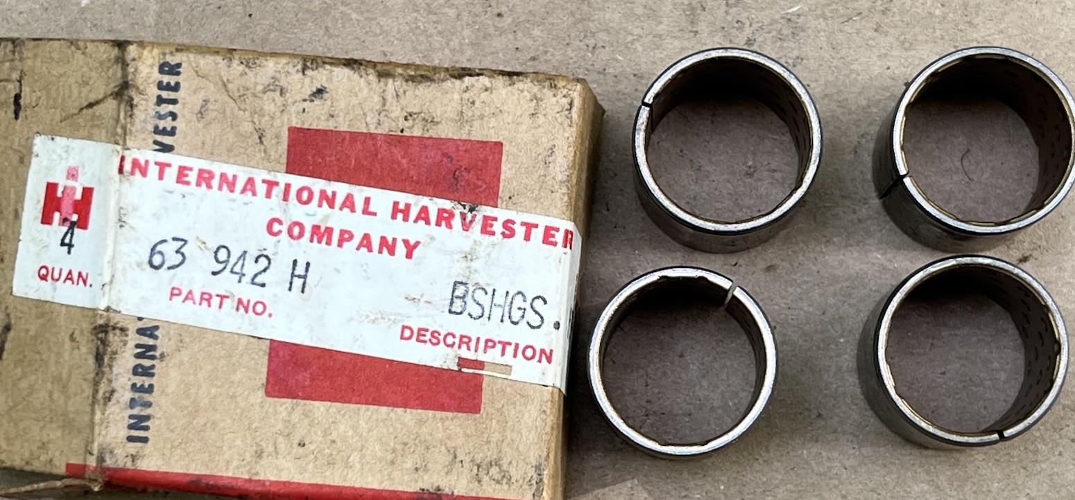 international harvester 63 942 H bushing NOS 4 included international harvester 63 942 H bushing NOS 4 included