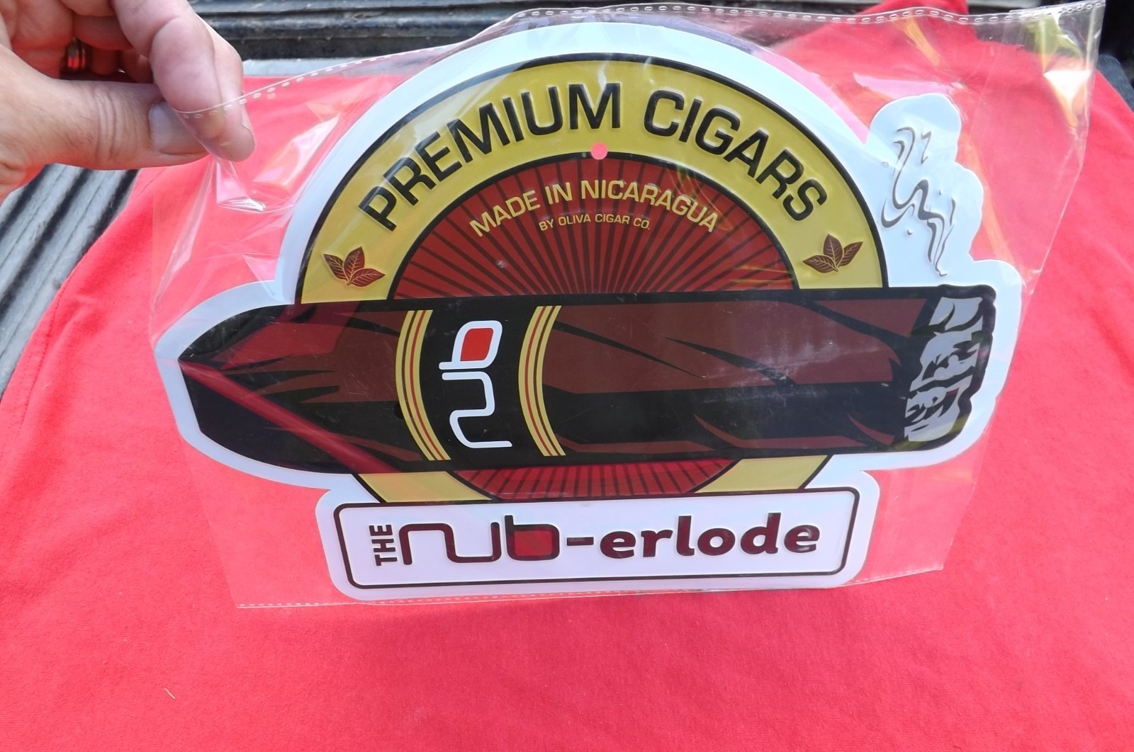 Nub by Oliva Nub-erlode  METAL Cigar Sign. New, Nice Man Cave Decor