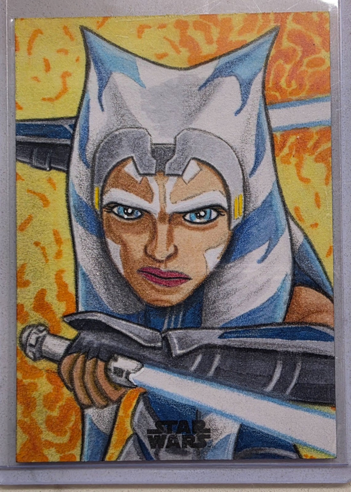 Topps Star Wars Ahsoka Tano Sketch Card