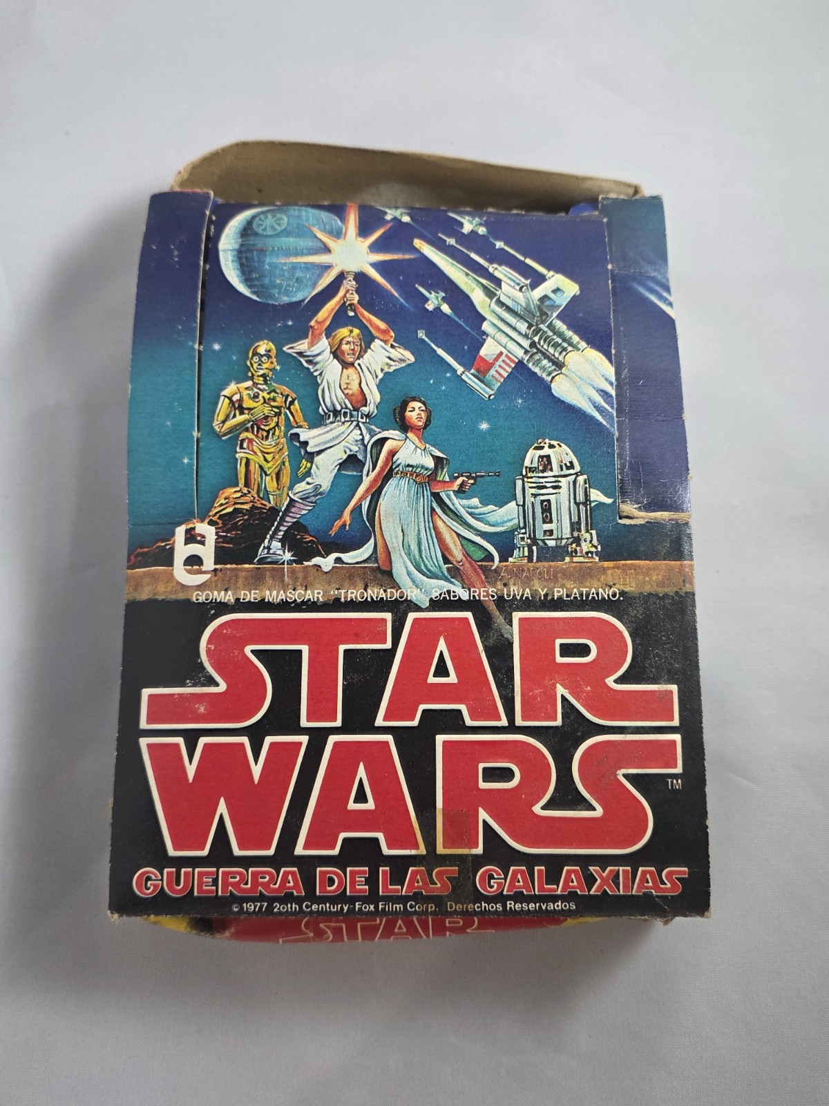Vintage 1977 Star Wars Guerra De Las Galaxias Mexico Empty Display Box **READ** Vintage 1977 Star Wars Guerra De Las Galaxias Mexico Empty Display Box **READ**