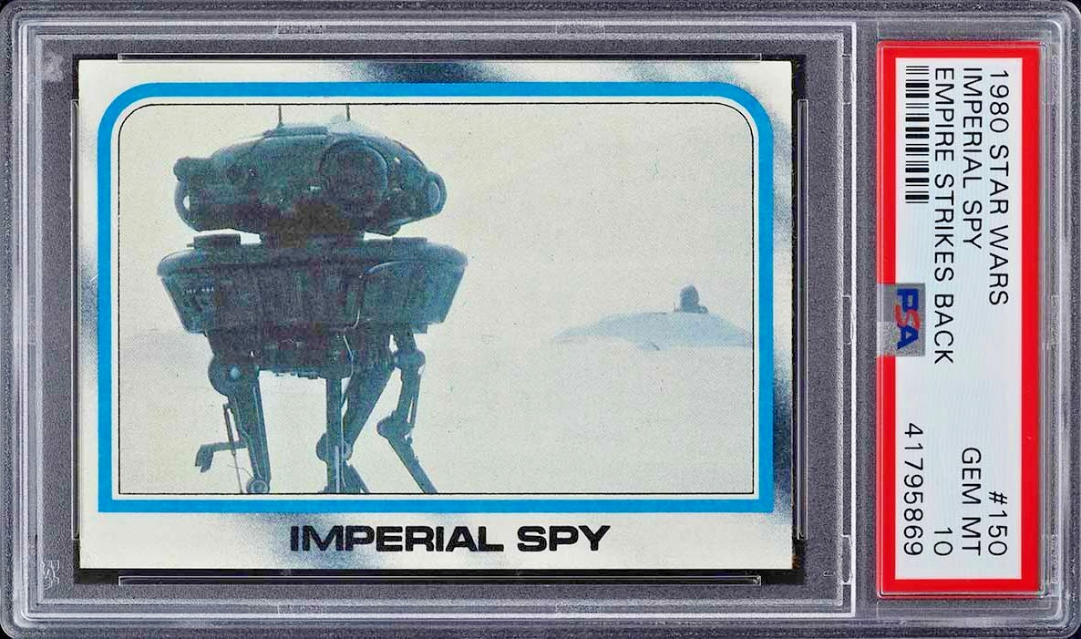 1980 Star Wars Empire Strikes Back Imperial Spy #150 PSA 10