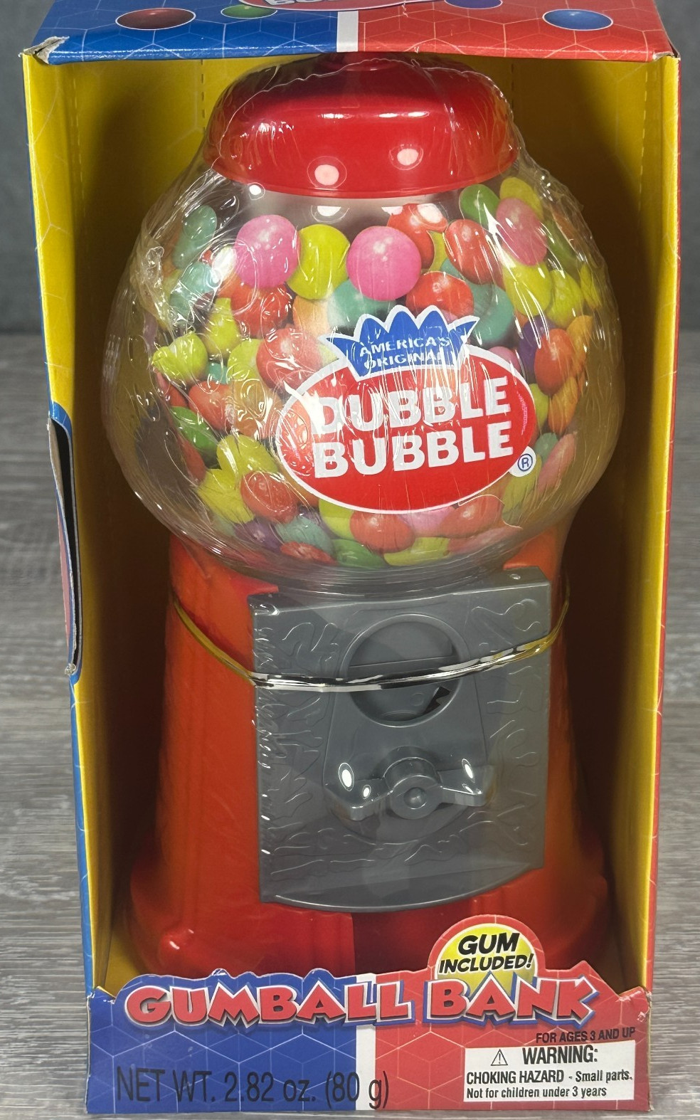 DUBBLE BUBBLE VTG Style Gumball Bank Machine for Kids – Sealed w/ 35pc Gum Balls DUBBLE BUBBLE VTG Style Gumball Bank Machine for Kids – Sealed w/ 35pc Gum Balls