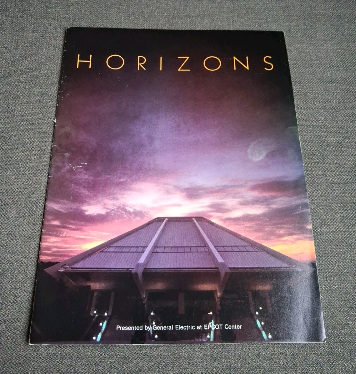 HORIZONS Disney World EPCOT Vintage WDW 1980s Promo Brochure Magazine RARE