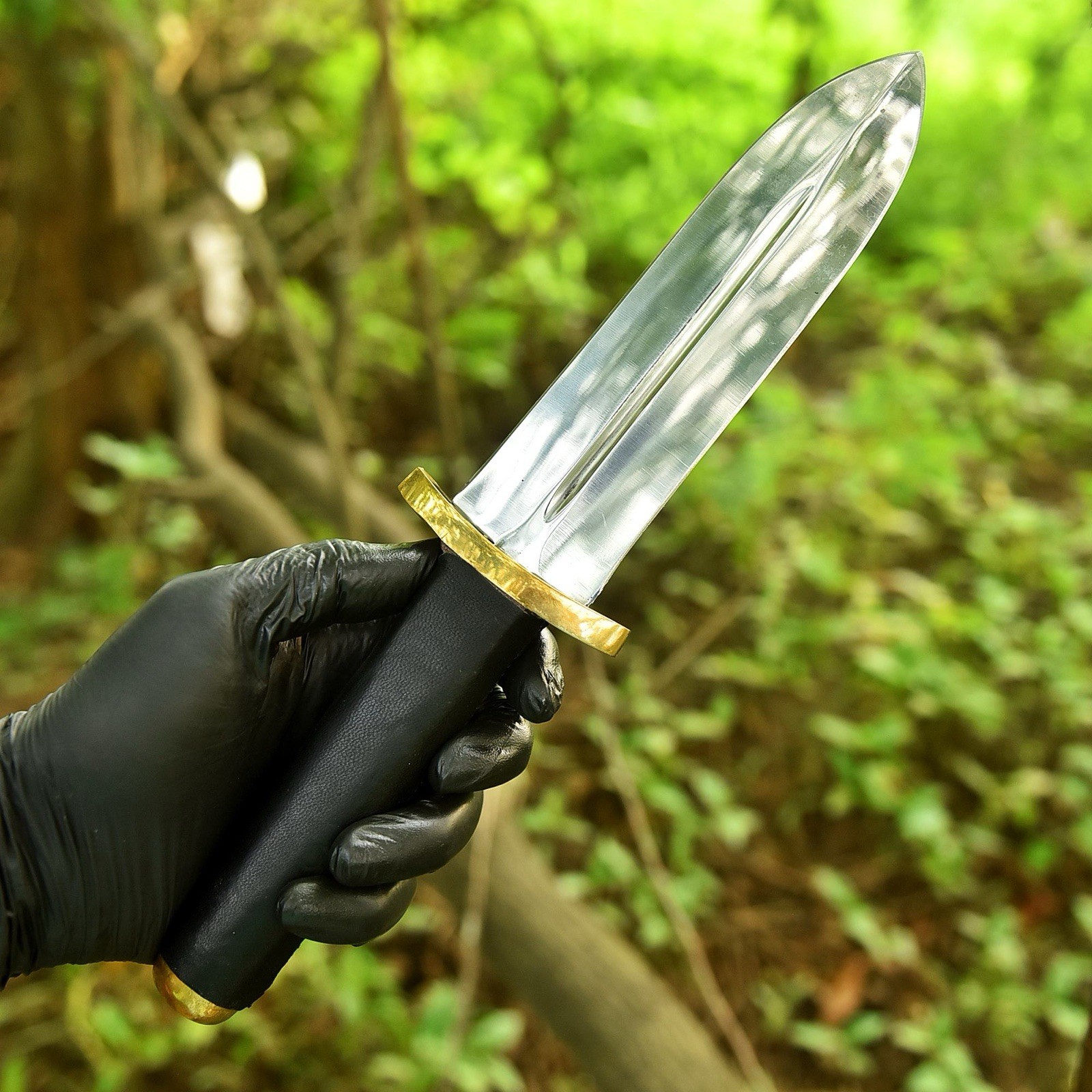 Handmade Thorfinn Dagger KNIFE Anime Vinland Saga Double Edge Knife Tactical