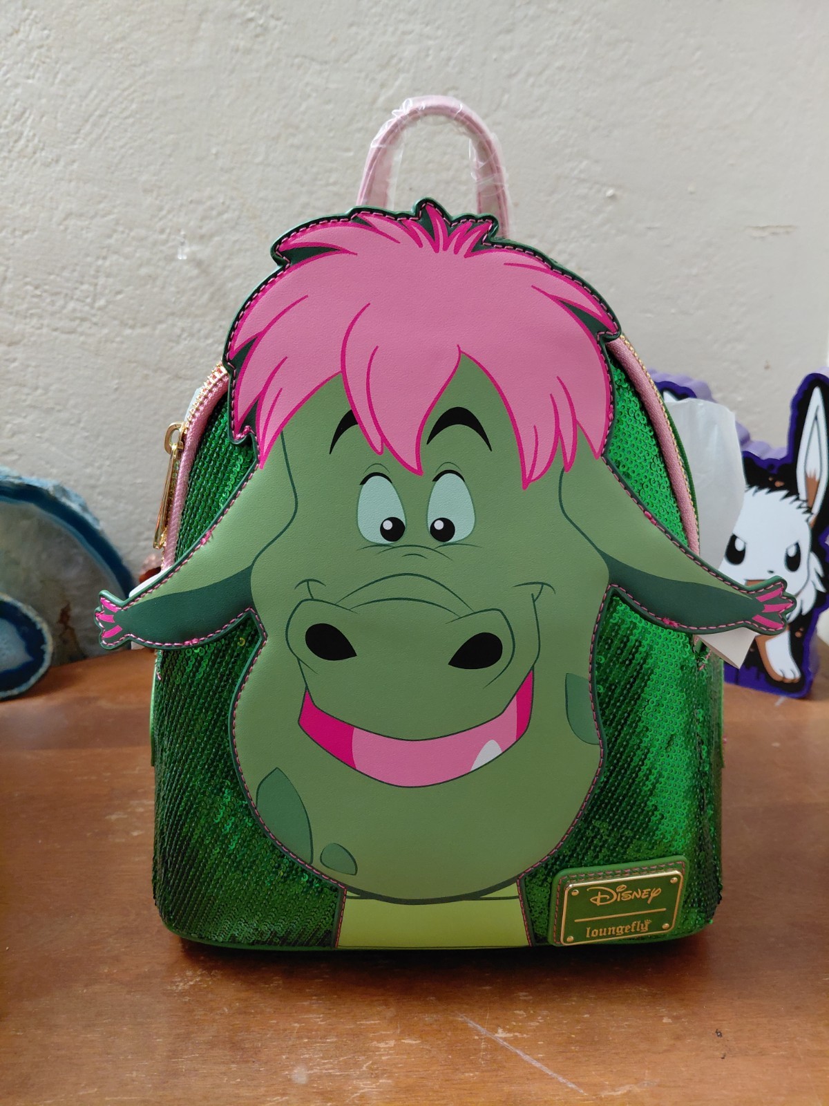 Rare Disney Pete\'s Dragon Cosplay Loungefly Backpack Brand New