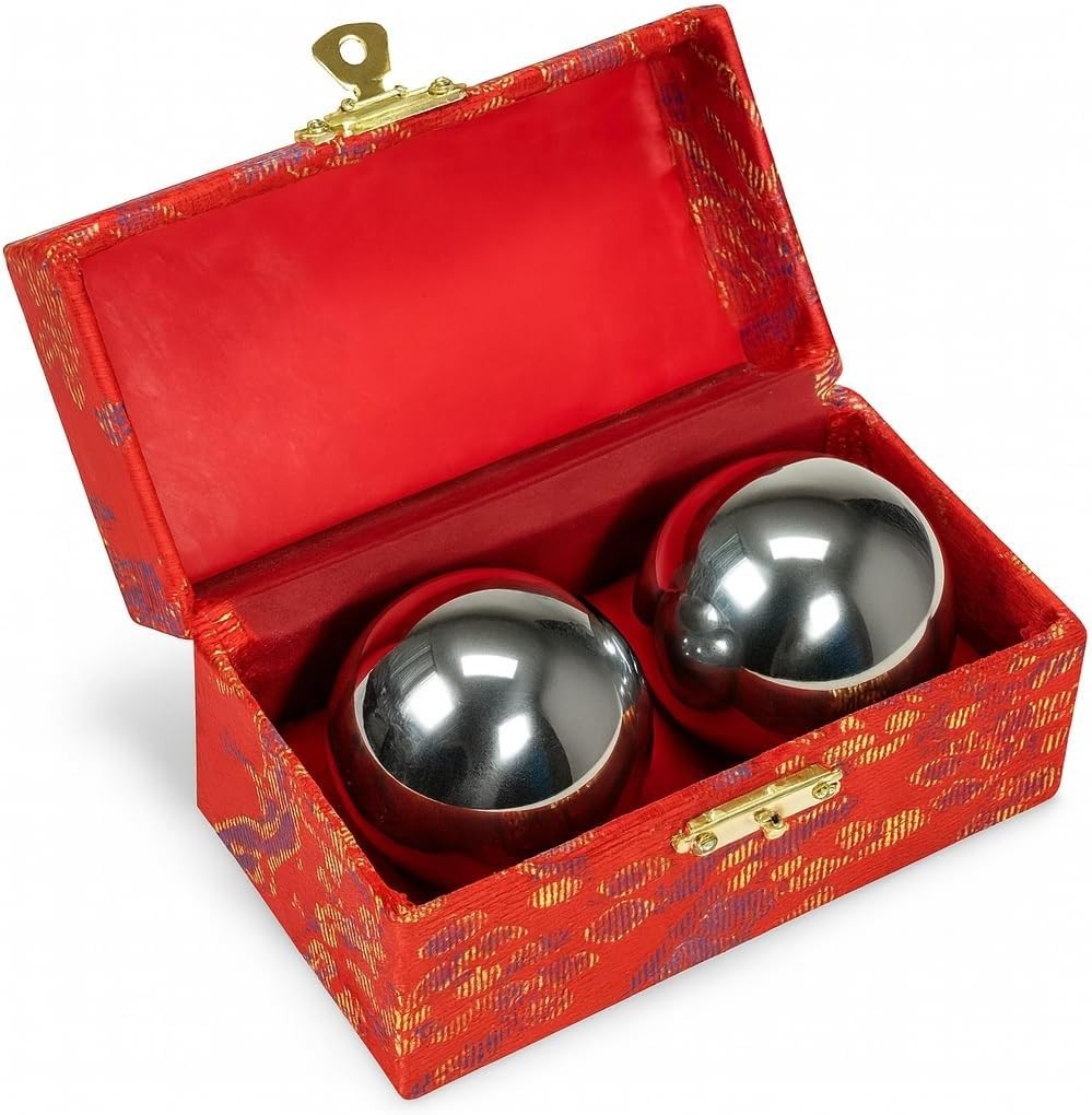 Chinese Baoding Balls Hand Therapy Exercise Stress Relief Balls 1-5/8 inch