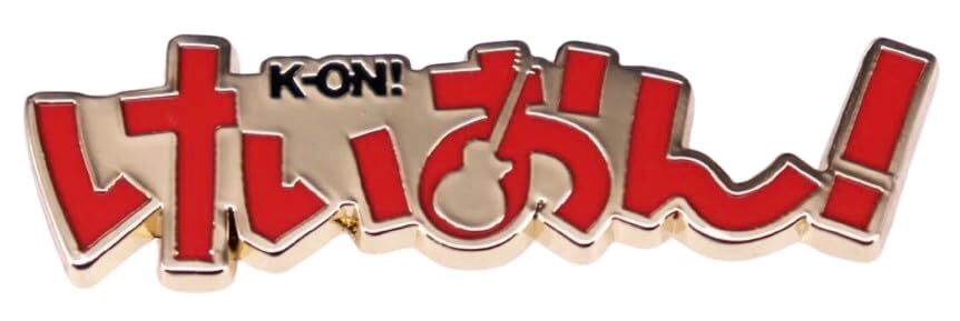 K-On Title Logo Japanese High School Music Club Band Anime Manga 1.8 Enamel Pin