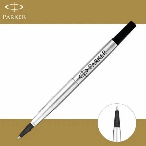 Genuine Parker Rollerball Pen Black or Blue Ink Refill Quink Flow 0.5mm Fine Nib