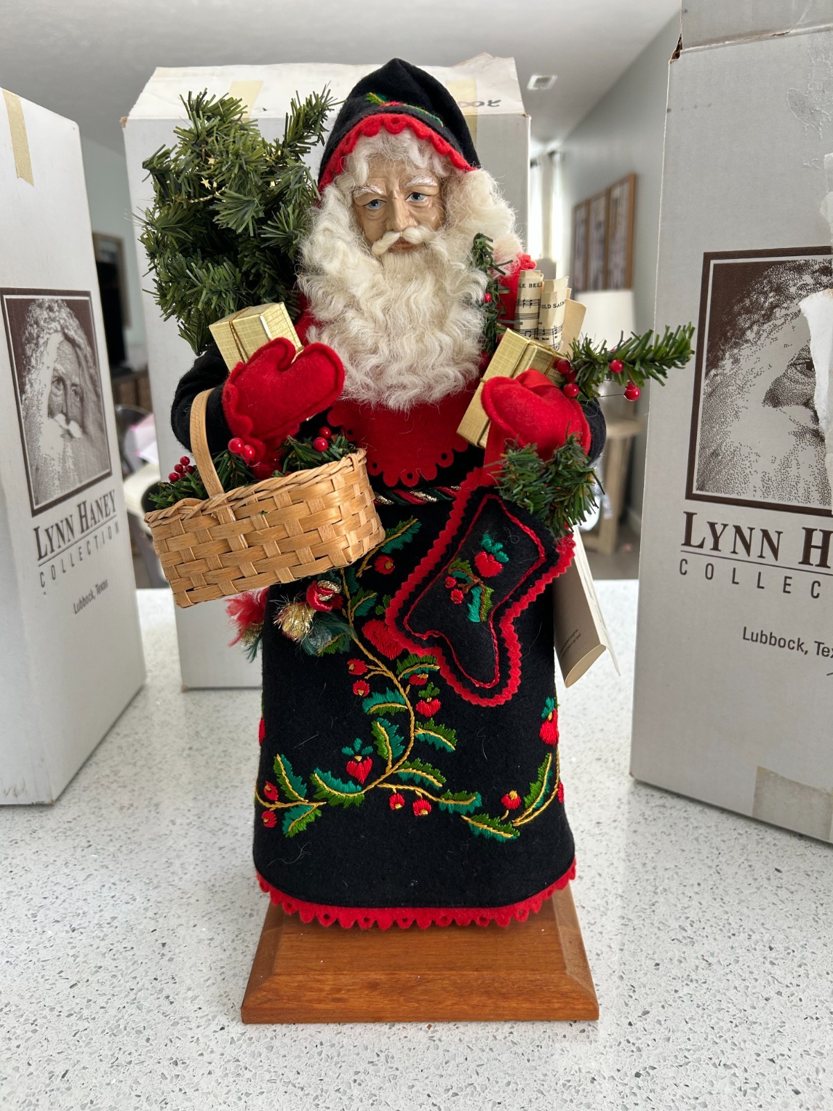 Lynn Haney Collectible Santa 