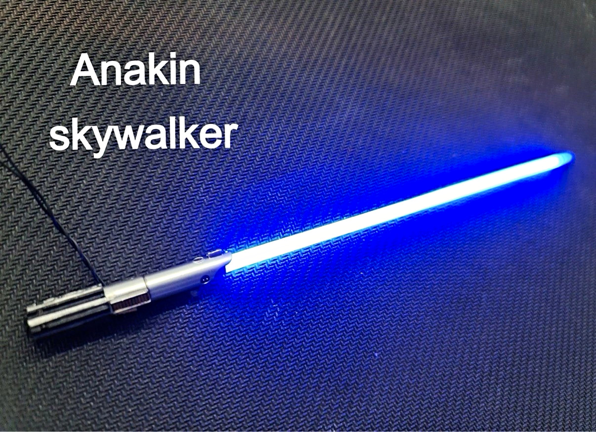 Art15Custom Hot Toys Anakin Skywalker Custom 1/6 NEOLED Lightsaber with Shaft