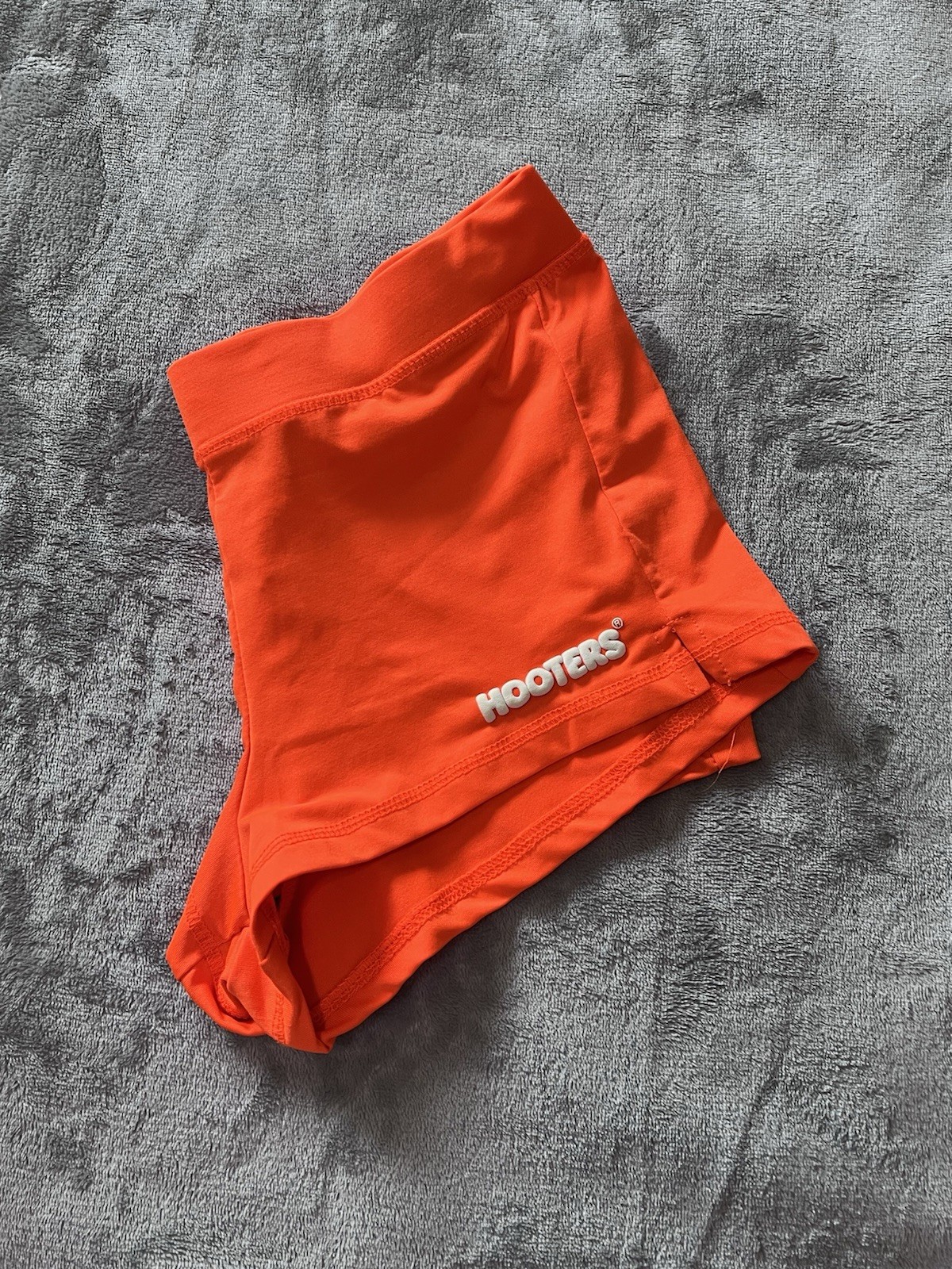 Hooters Orange Women\'s Uniform Shorts Restaurants & Fast Food Advertising Promo