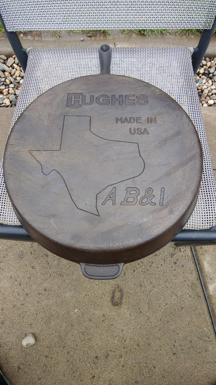 Vintage AB&I # 15 Cast Iron Skillet USA 15'' Vintage AB&I # 15 Cast Iron Skillet USA 15''