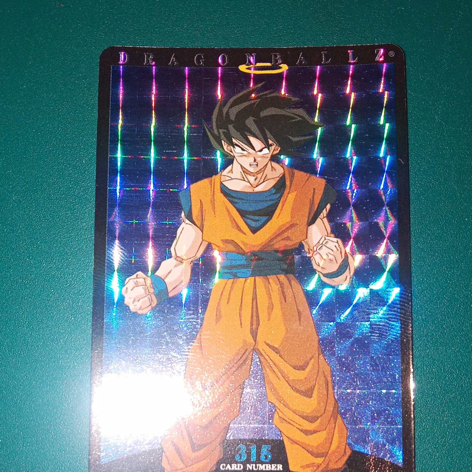 Dragon Ball Z Super Battle Goku Special Data #315 Hologram Japanese 1995