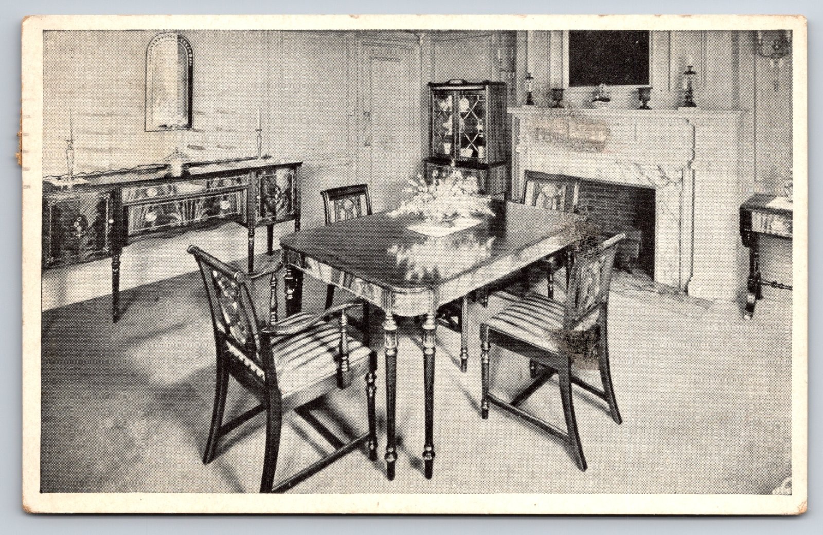 New England Furniture Carpet Store Minneapolis MN Dining Room Interior Postcard New England Furniture Carpet Store Minneapolis MN Dining Room Interior Postcard