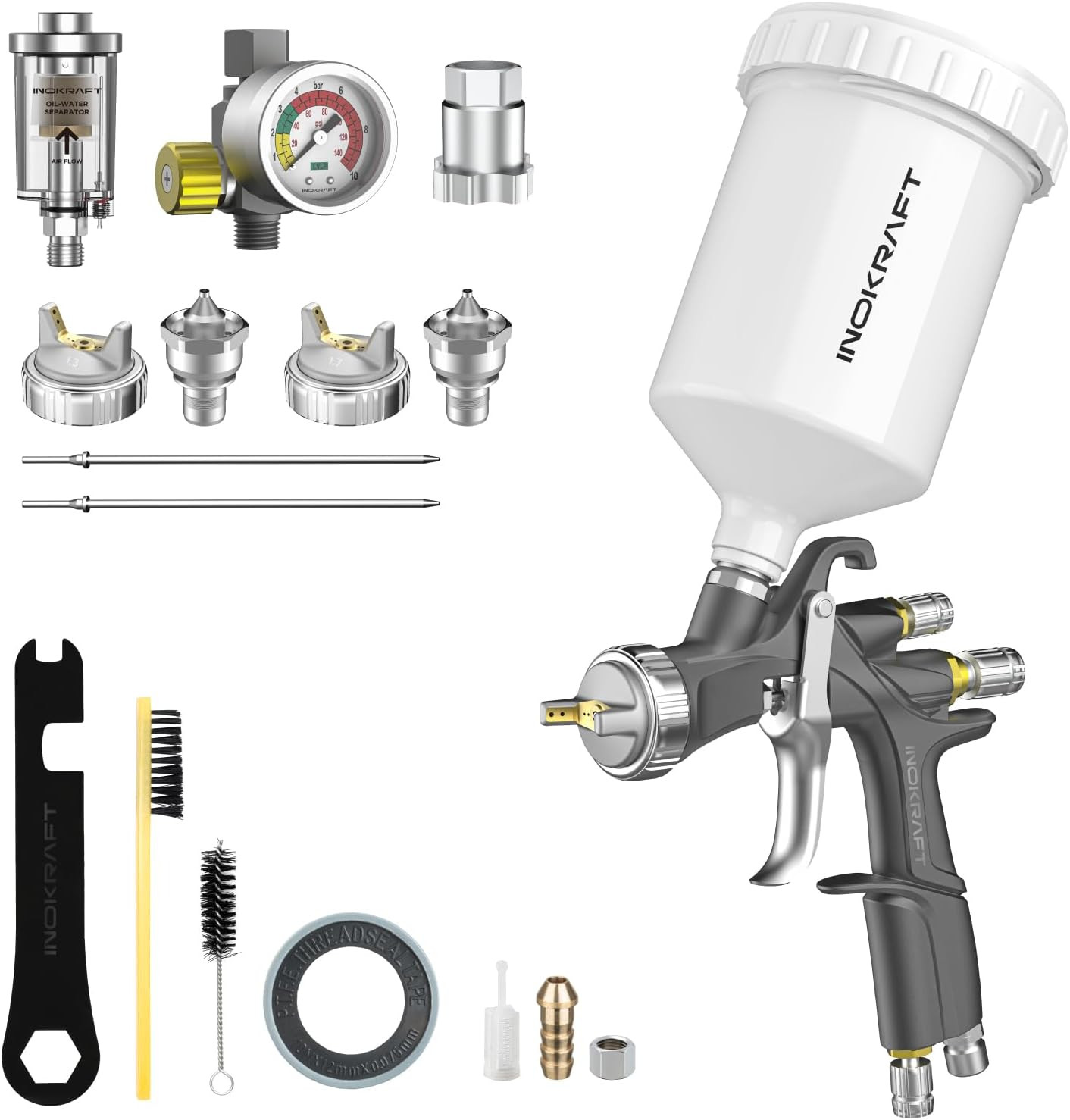 D1 LVLP Air Spray Gun Premium Kit