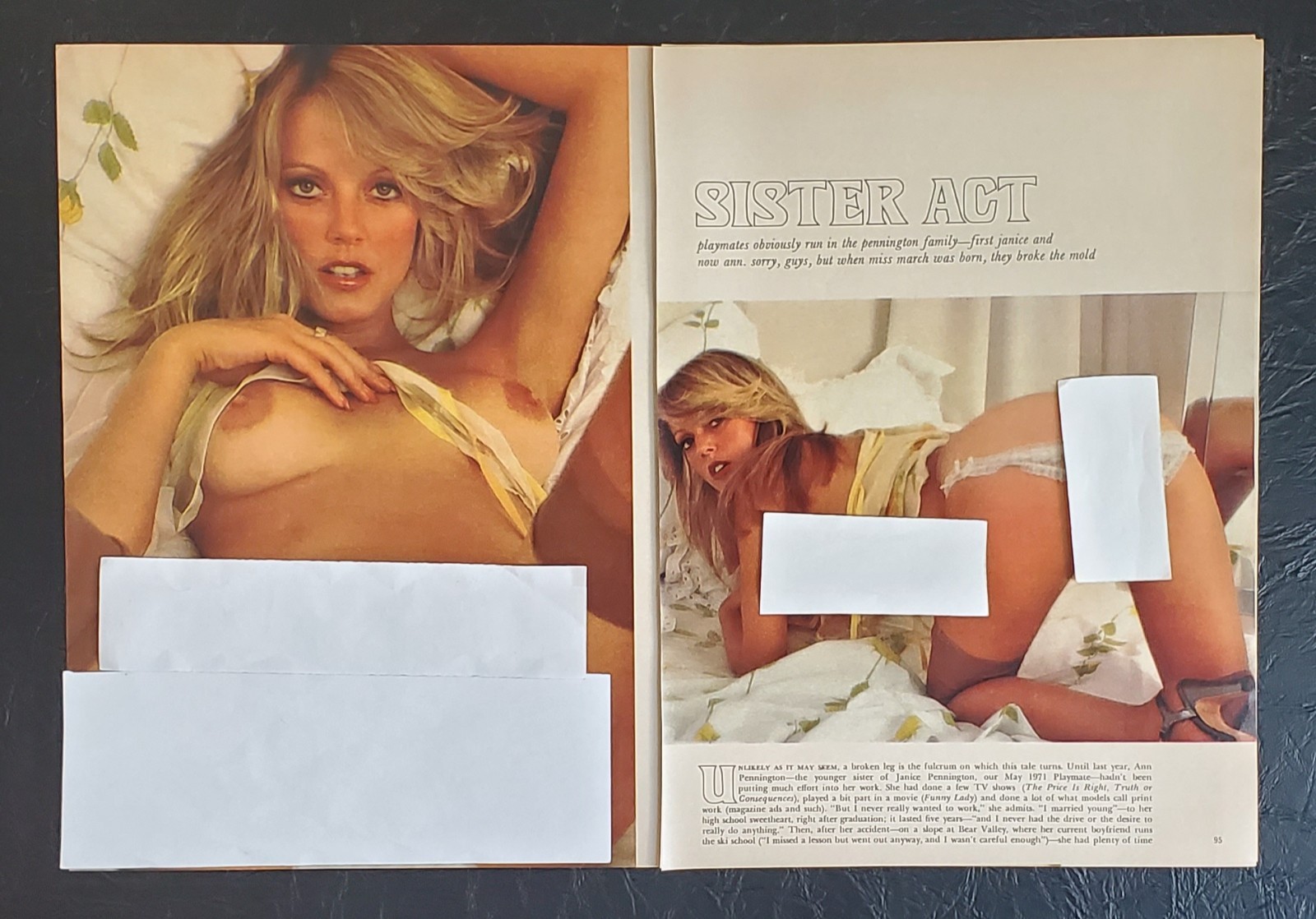 Playboy PICTORIAL ONLY - Playmate ANN PENNINGTON March, 1976 5 pages Playboy PICTORIAL ONLY - Playmate ANN PENNINGTON March, 1976 5 pages