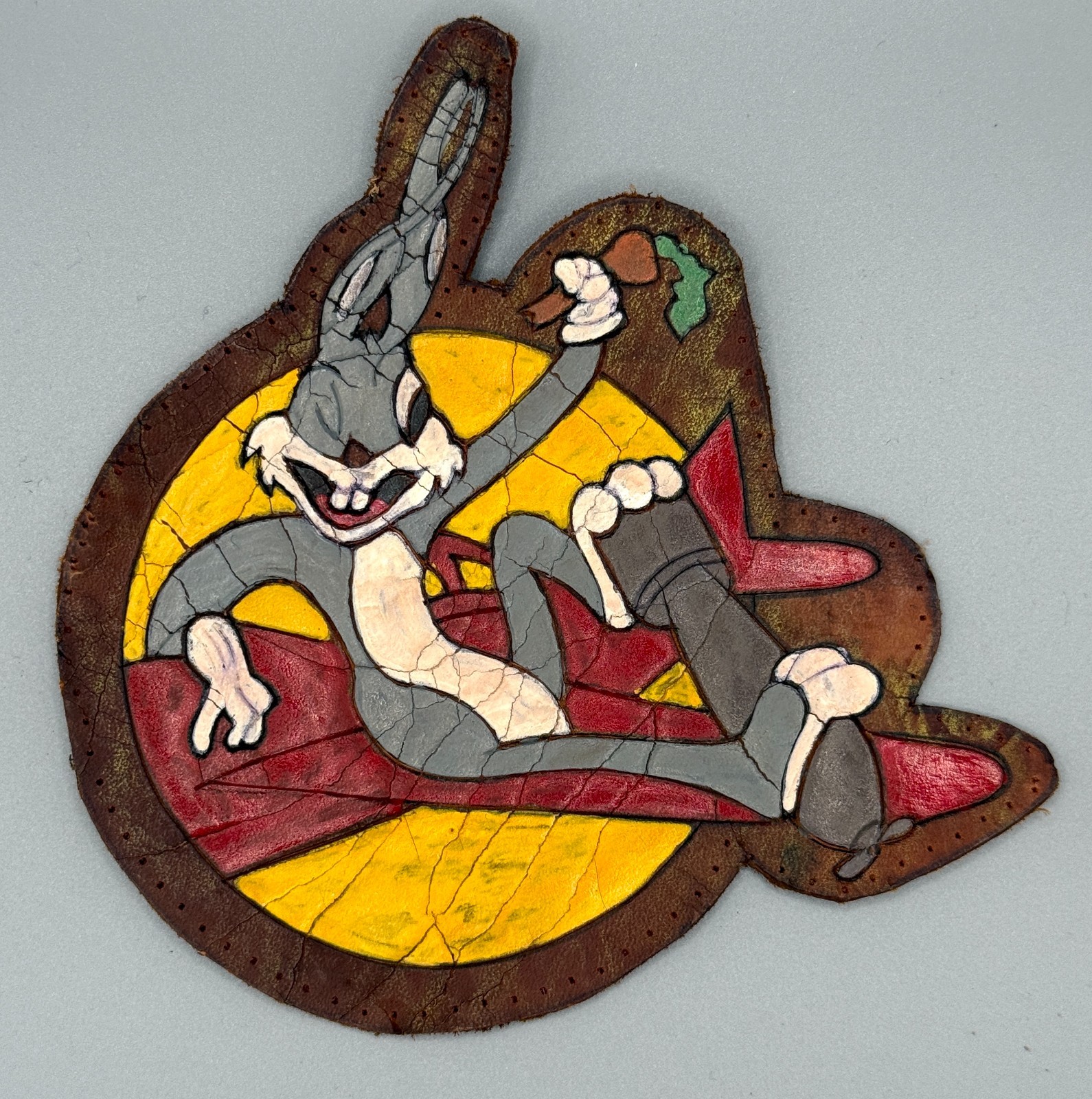 Rare WWII Bugs Bunny Original Squadron Patch Rare WWII Bugs Bunny Original Squadron Patch