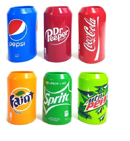 Silicone Can Covers 10 Pack 12oz Soda Can Koozies Reusable for Camping Beach Silicone Can Covers 10 Pack 12oz Soda Can Koozies Reusable for Camping Beach