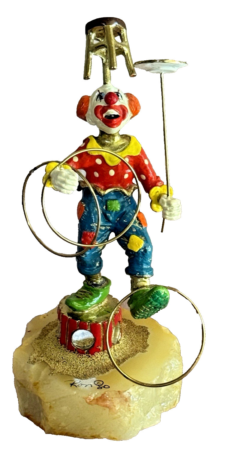 Ron Lee Clown Balancing Act Handcrafted Handmade Ron Lee Clown Balancing Act Handcrafted Handmade
