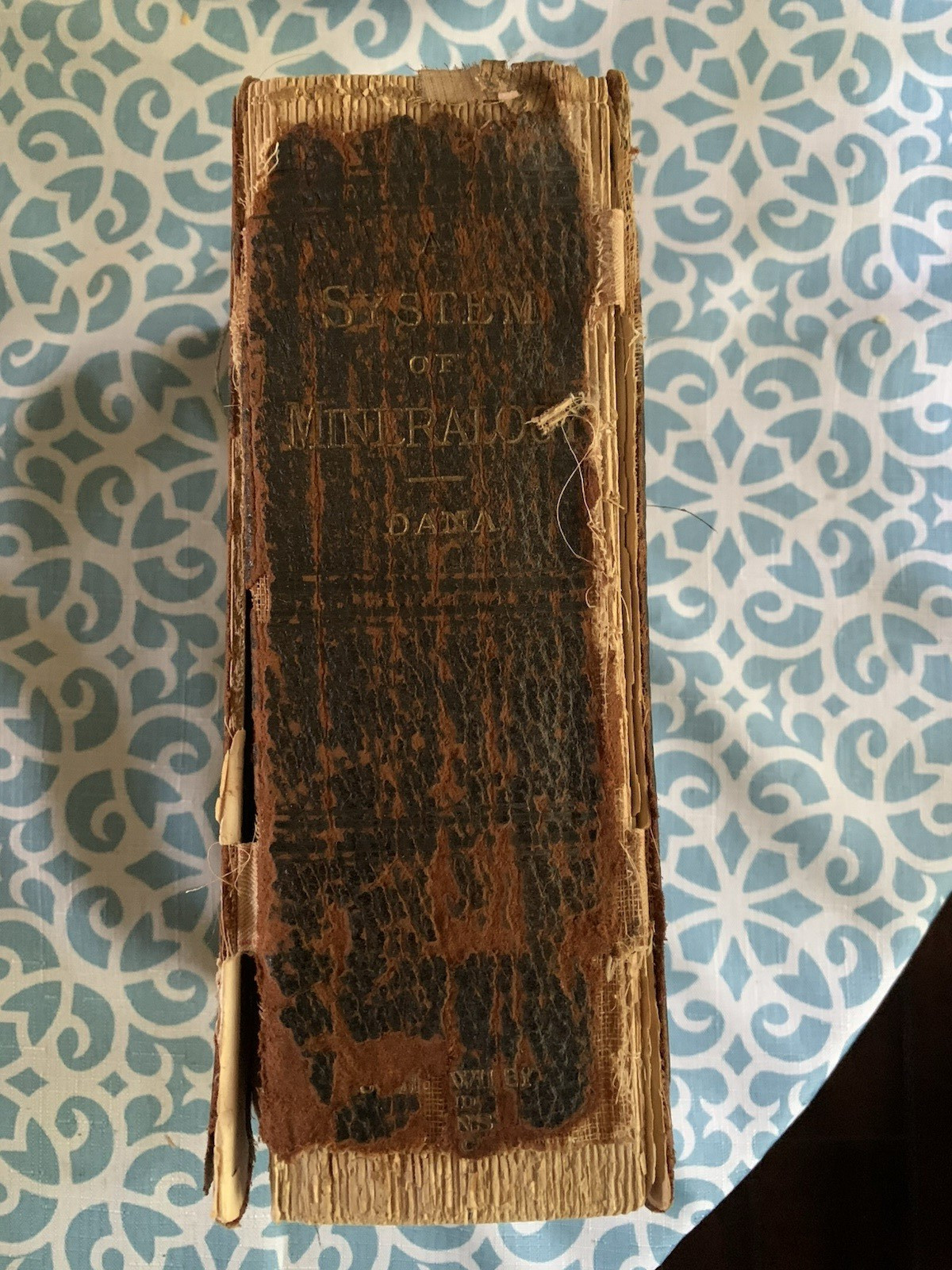 Antique 1920 Harvard College Library Mineralogical Laboratory Hard Cover DANA