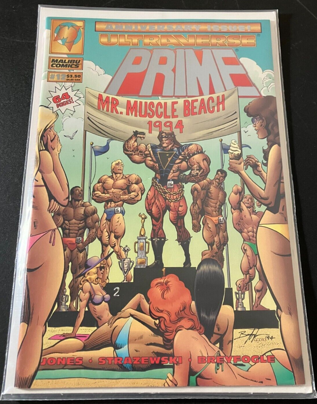 Ultraverse Prime #12 Anniversary Issue - 1994 Malibu Comics - Bagged & Boarded