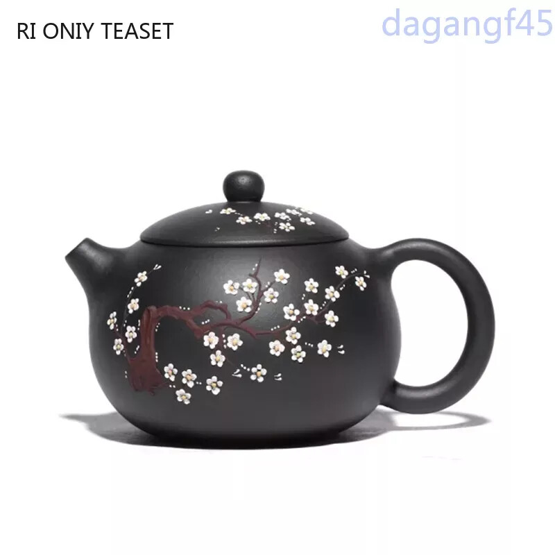 400ml Classic Yixing Purple Clay Teapot Raw Ore Black Mud Xishi Zisha Tea Pot 400ml Classic Yixing Purple Clay Teapot Raw Ore Black Mud Xishi Zisha Tea Pot