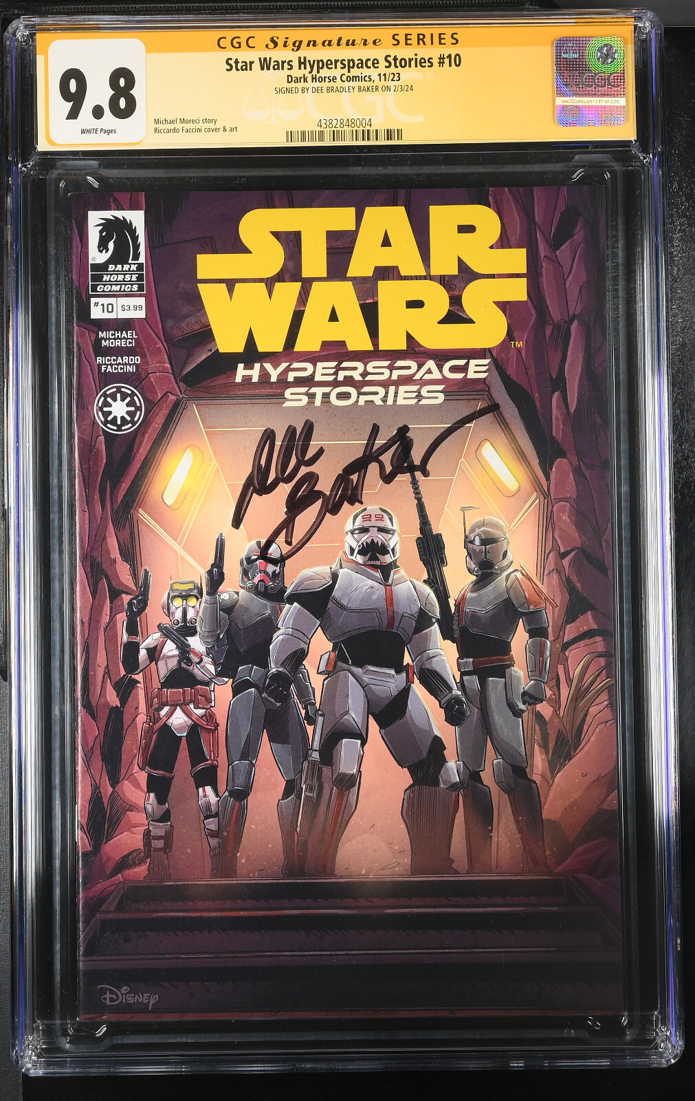 Star Wars: Hyperspace Stories #10 CGC 9.8 -  Signed Dee Bradley Baker