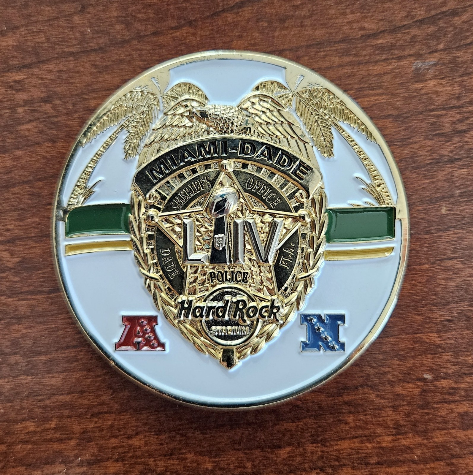 Miami Dade Super Bowl LIV 2020 Police Challenge Coin KC Chiefs SF 49ers