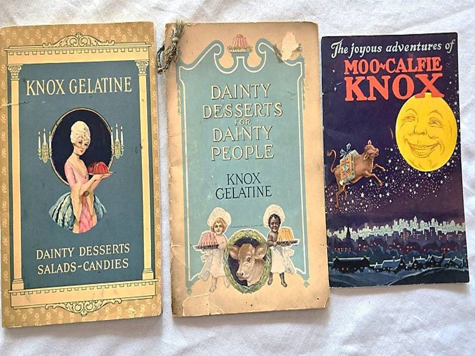 Vintage  Knox Gelatine Booklets Lot of 3 softcover good cond.