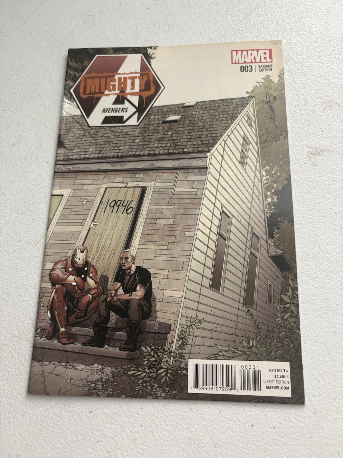 Marvel Mighty Avengers #3 Eminem Iron Man Larocca Variant M/NM