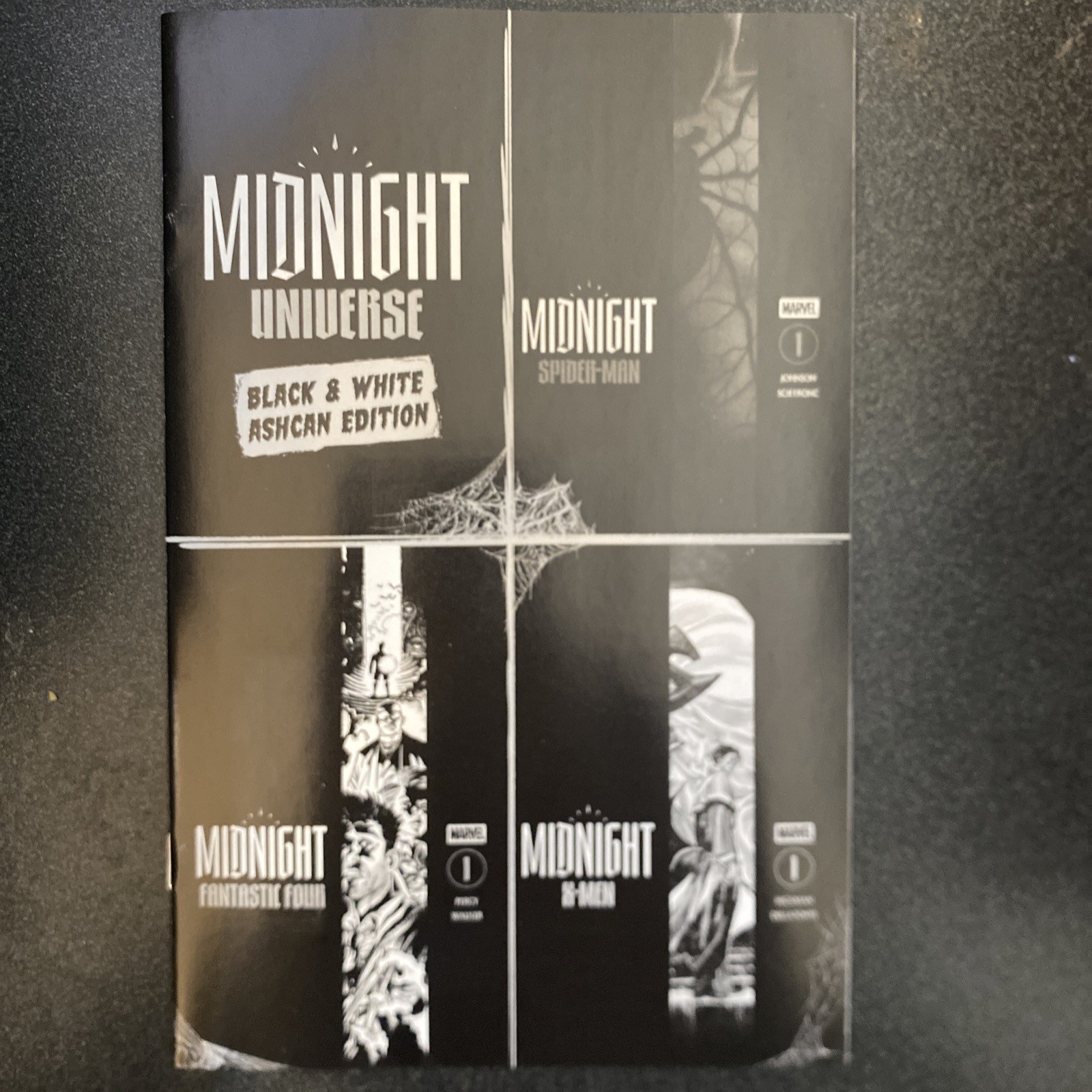 Midnight Universe Black & White Ashcan Edition #1 Comic Book 2026 - Marvel