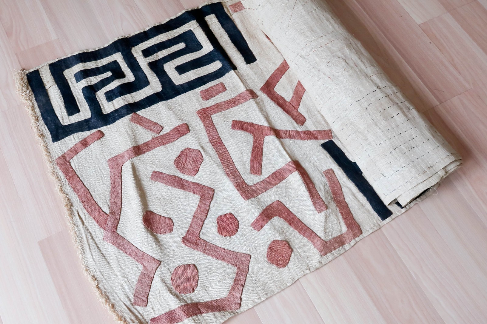 Vintage African Kuba Cloth 160\ Vintage African Kuba Cloth 160\
