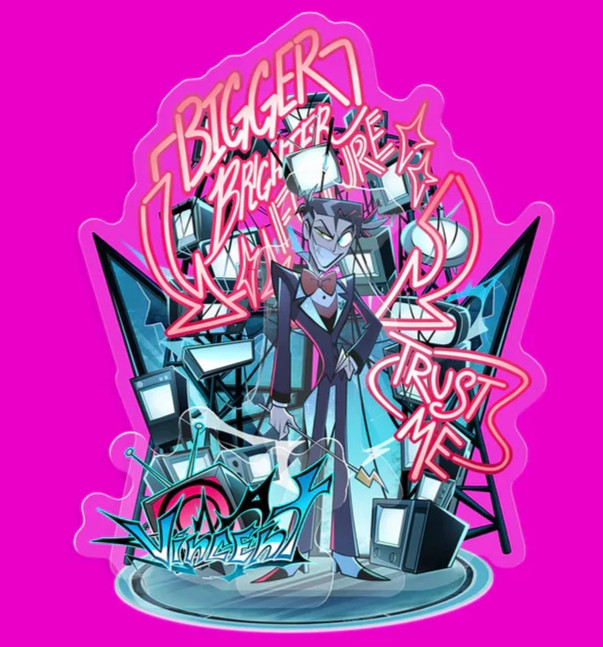 Hazbin Hotel Vincent Whittman Acrylic Standee - BRAND NEW