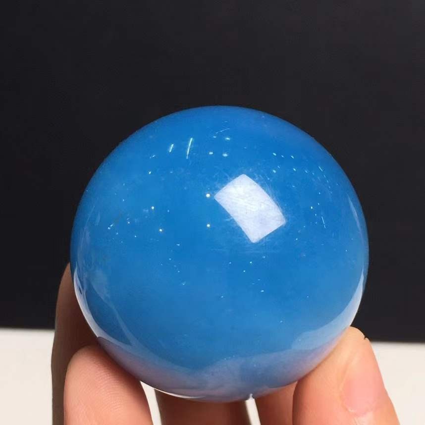 40mm Natural Aquamarine Quartz Sphere Crystal Ball Reiki Decor AAAA 40mm Natural Aquamarine Quartz Sphere Crystal Ball Reiki Decor AAAA
