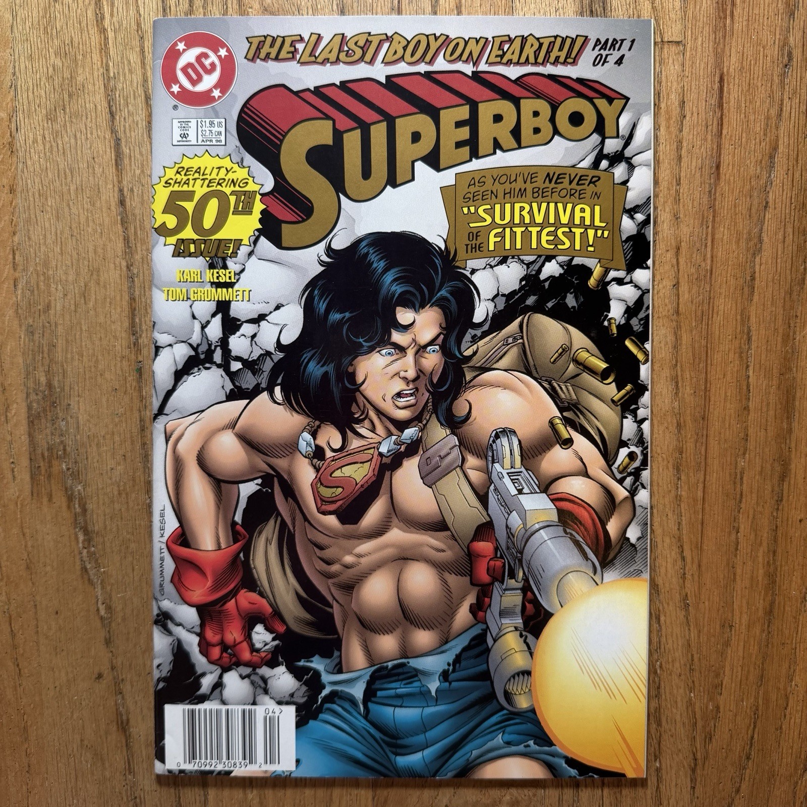 Superboy #50 Newsstand 1st App Nosferata Creature Commandos Season 2 đĽđDC 1998 Superboy #50 Newsstand 1st App Nosferata Creature Commandos Season 2 đĽđDC 1998