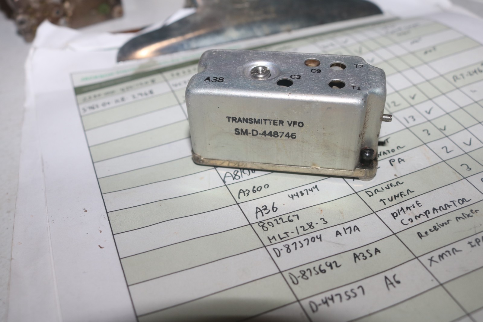NOS USGI A38 D448746 module XMTR VFO PRC-77 military radio