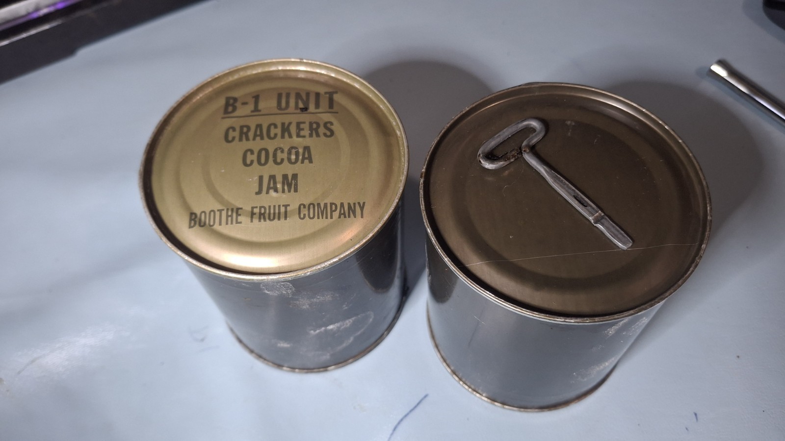 1955 RCI B-1 UNIT MILITARY VINTAGE RATION SEALED WITH KEY