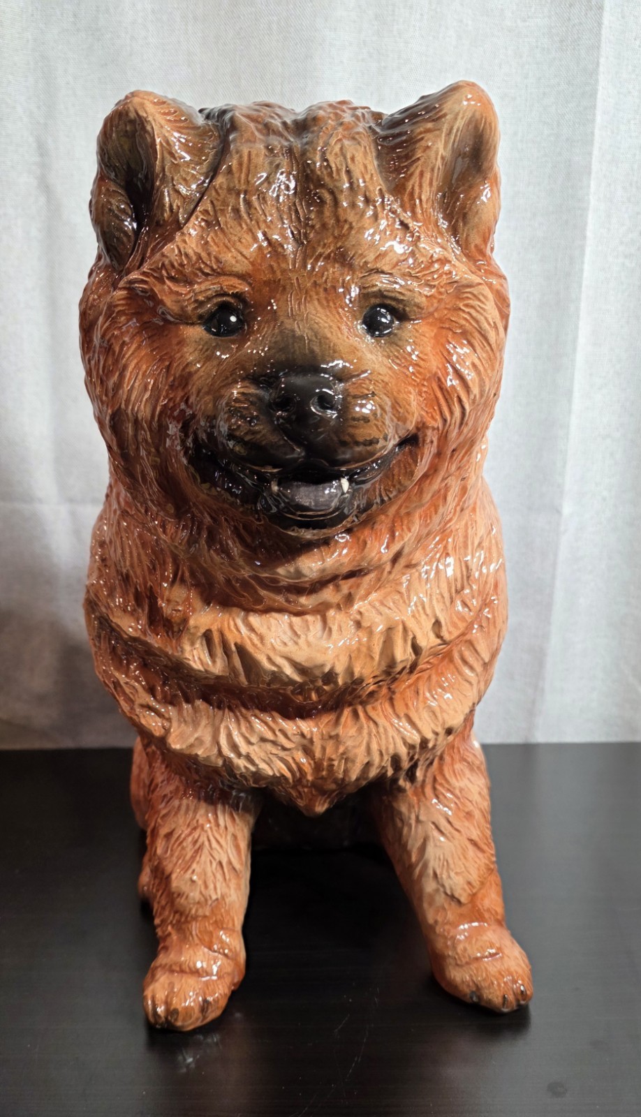 The Townsends Ceramics Full Body CHOW CHOW Statue Excellent Condition High Gloss The Townsends Ceramics Full Body CHOW CHOW Statue Excellent Condition High Gloss