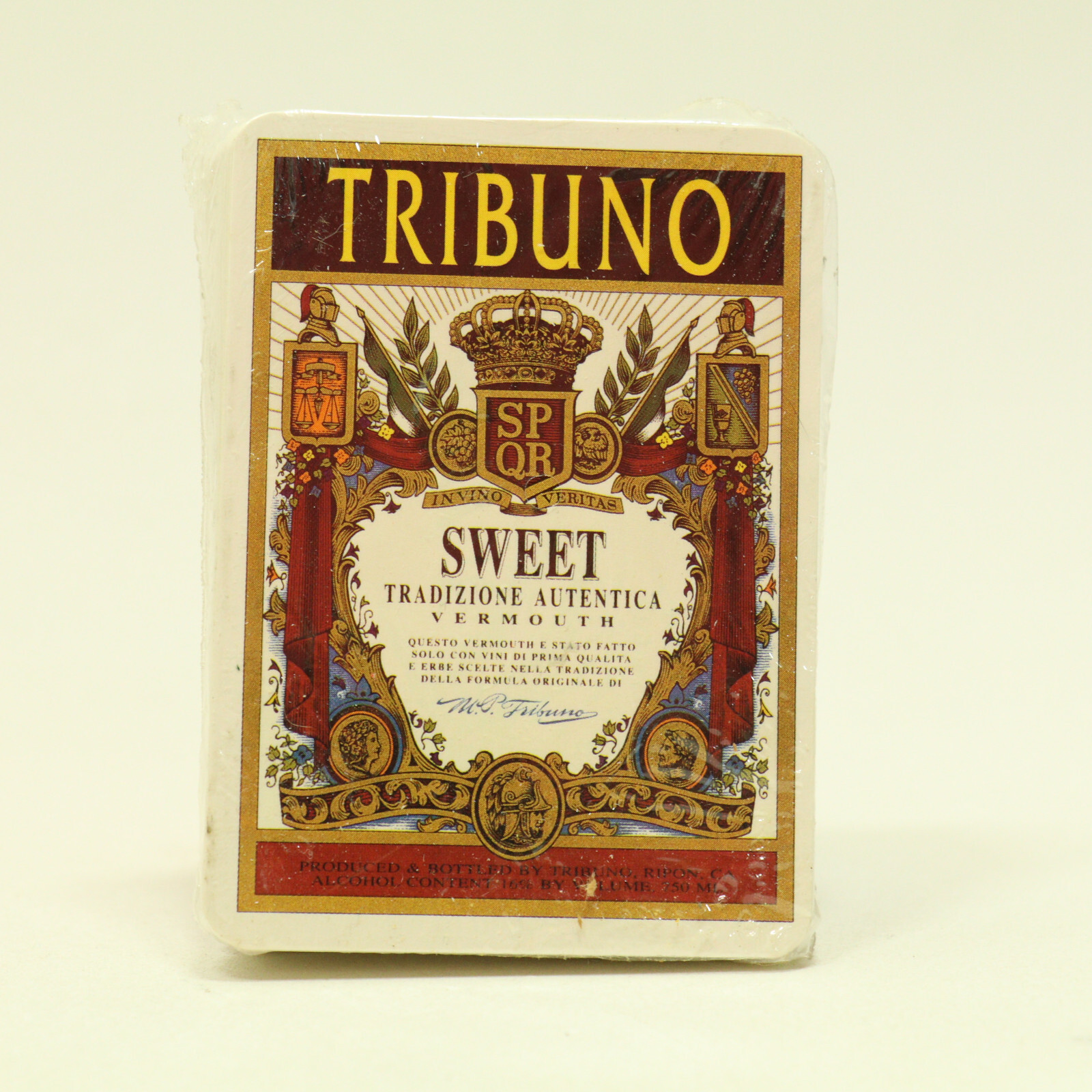 Vintage Tribuno Single Deck of Bridge Playing Cards New