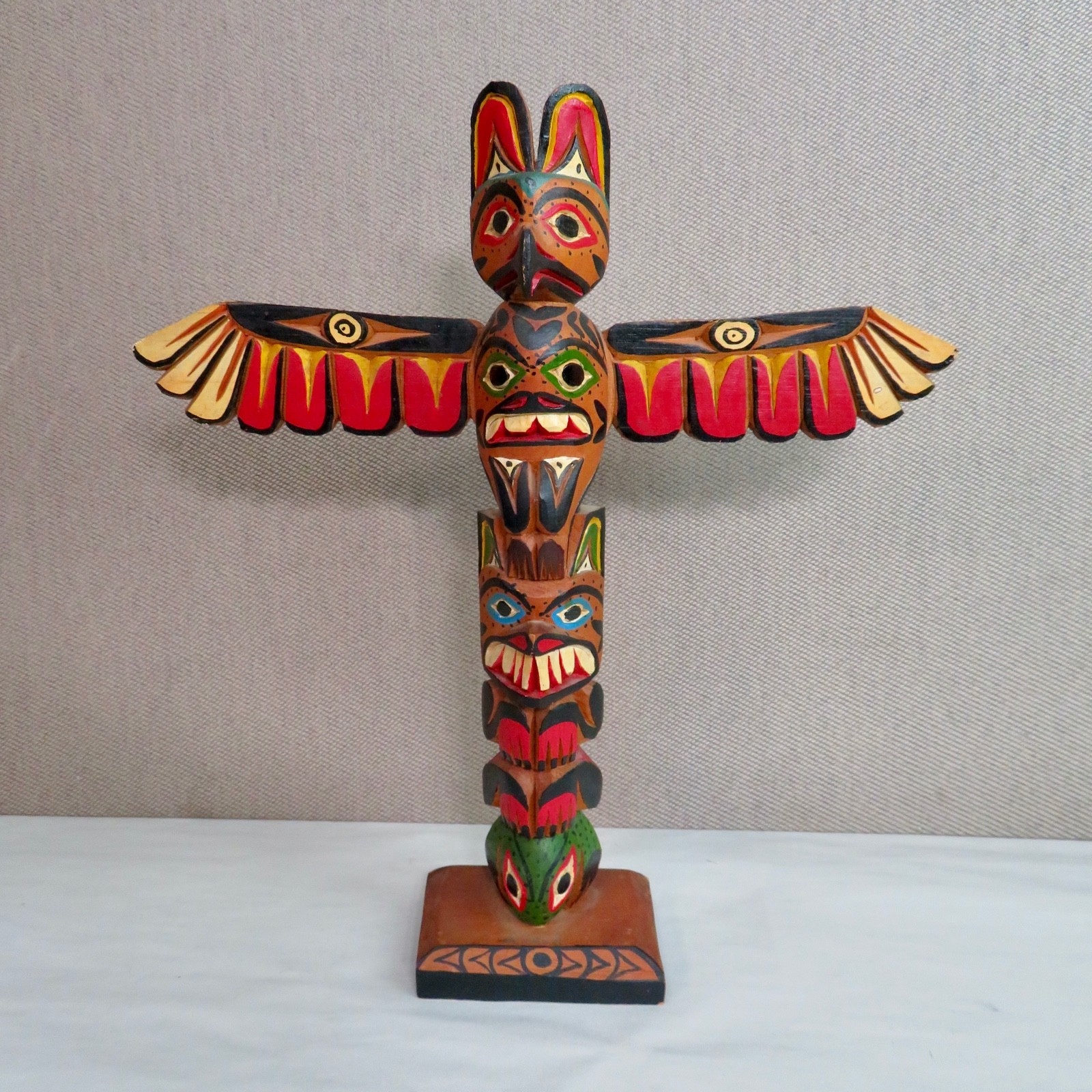 1940\'S-50\'S  IDA WILLIAMS FAMILY TOTEM POLE CARVING - VANCOUVER ISLAND BC 13\