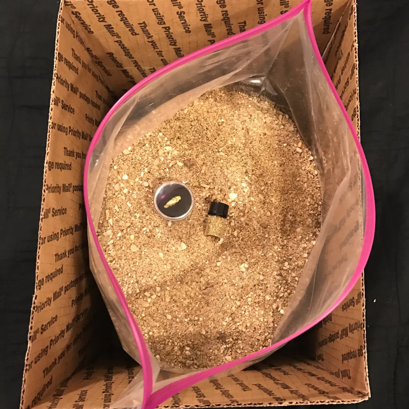 Rich Gold Nugget Pay Dirt Approximately 20-30lbs UNSEARCHED - BUY 2 GET 1 FREE