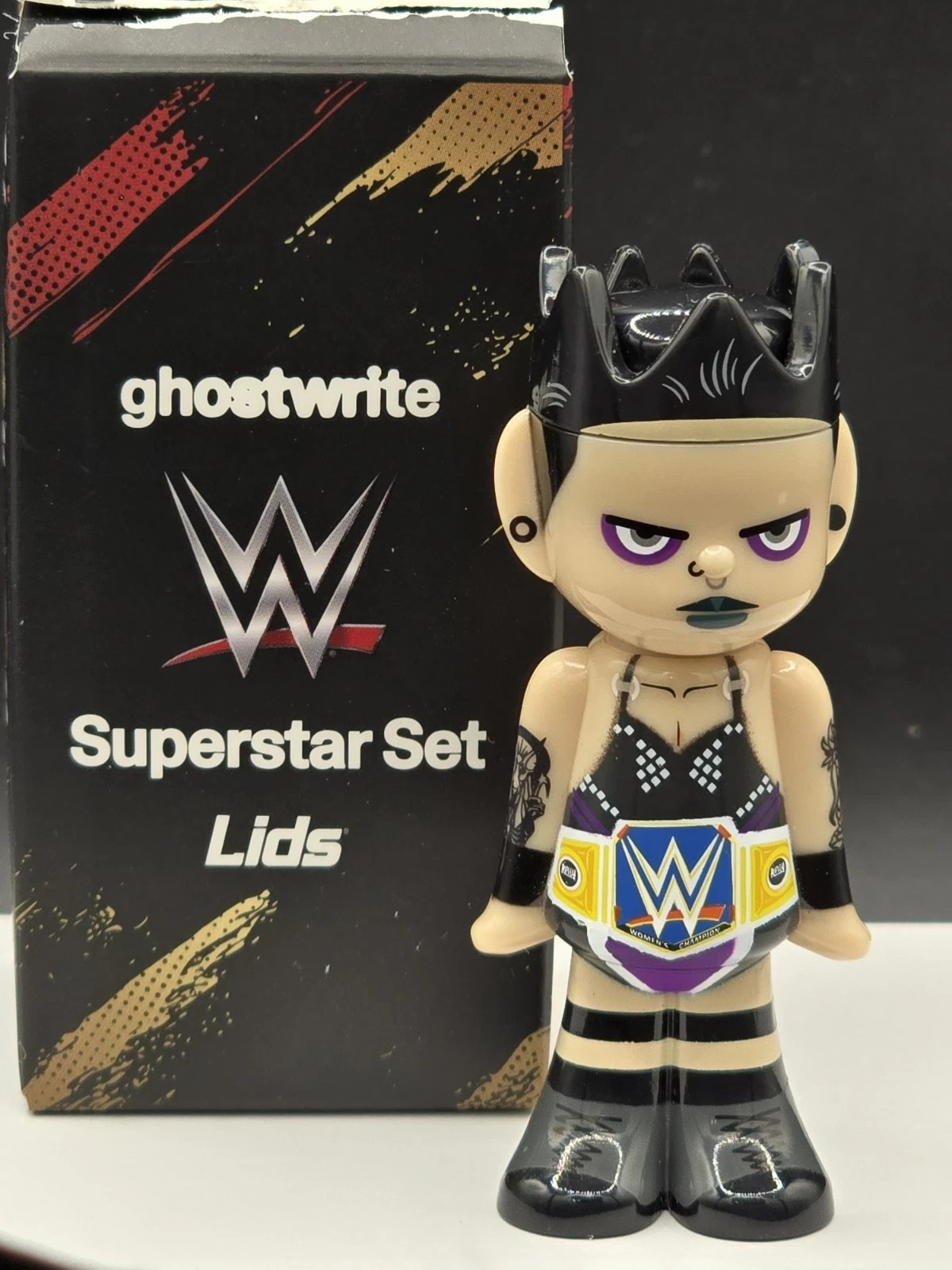 2026 Ghostwrite RHEA RIPLEY WWE x Lids Superstar Set /1000 SMACKDOWN Belt
