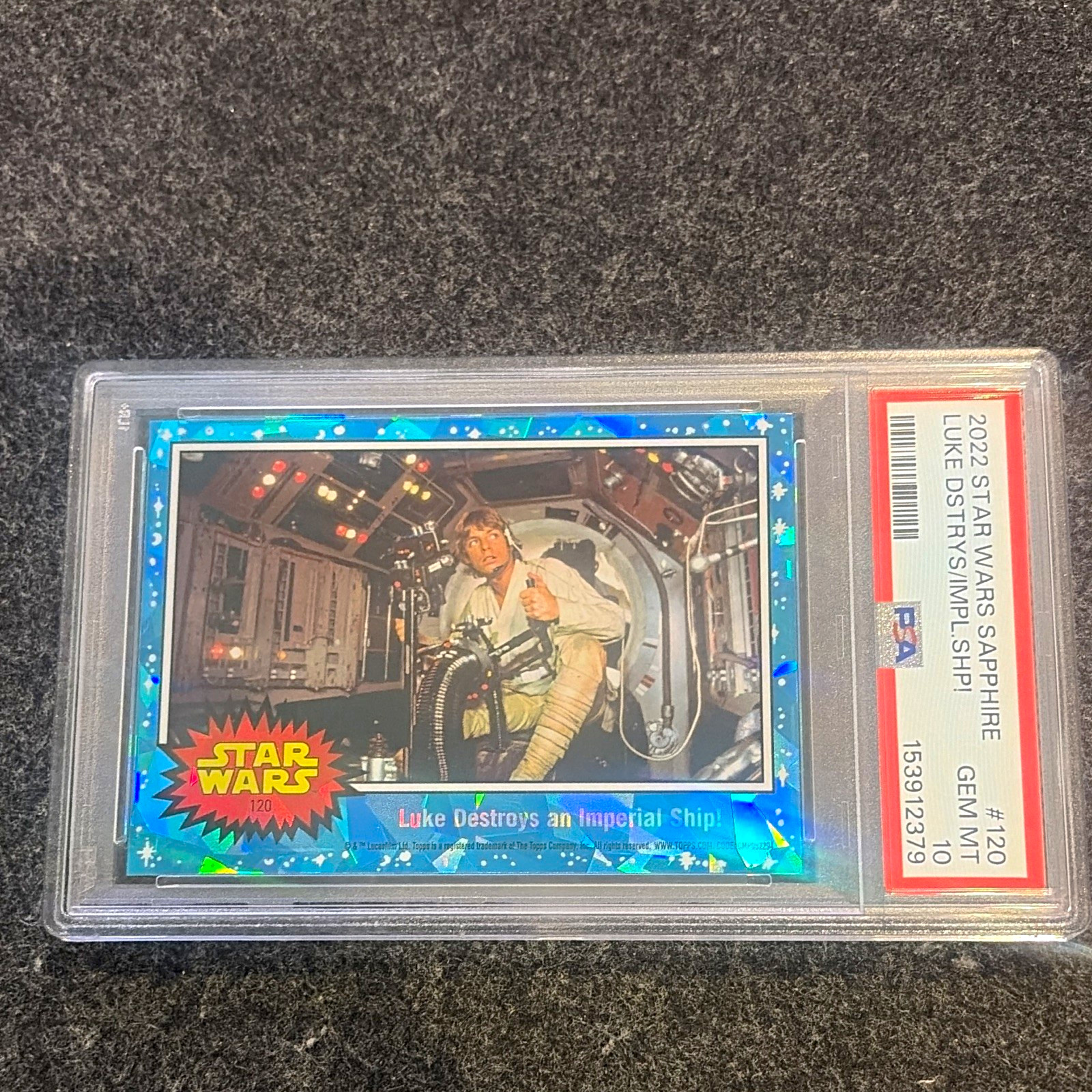 Topps 2022 Star Wars Sapphire #120 Luke Skywalker PSA 10 153912379 Topps 2022 Star Wars Sapphire #120 Luke Skywalker PSA 10 153912379