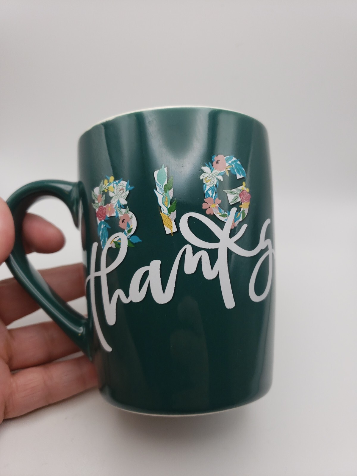 STARBUCKS Big Thanks Floral Pattern Coffee Mug Cup 2020 Logo 10oz STARBUCKS Big Thanks Floral Pattern Coffee Mug Cup 2020 Logo 10oz