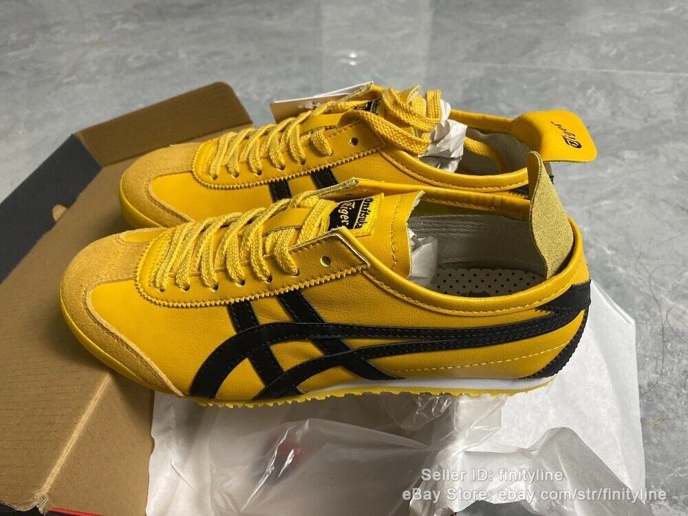 2024 Onitsuka Tiger Unisex MEXICO 66 Sneakers Yellow/Black Classic 1183C102-751