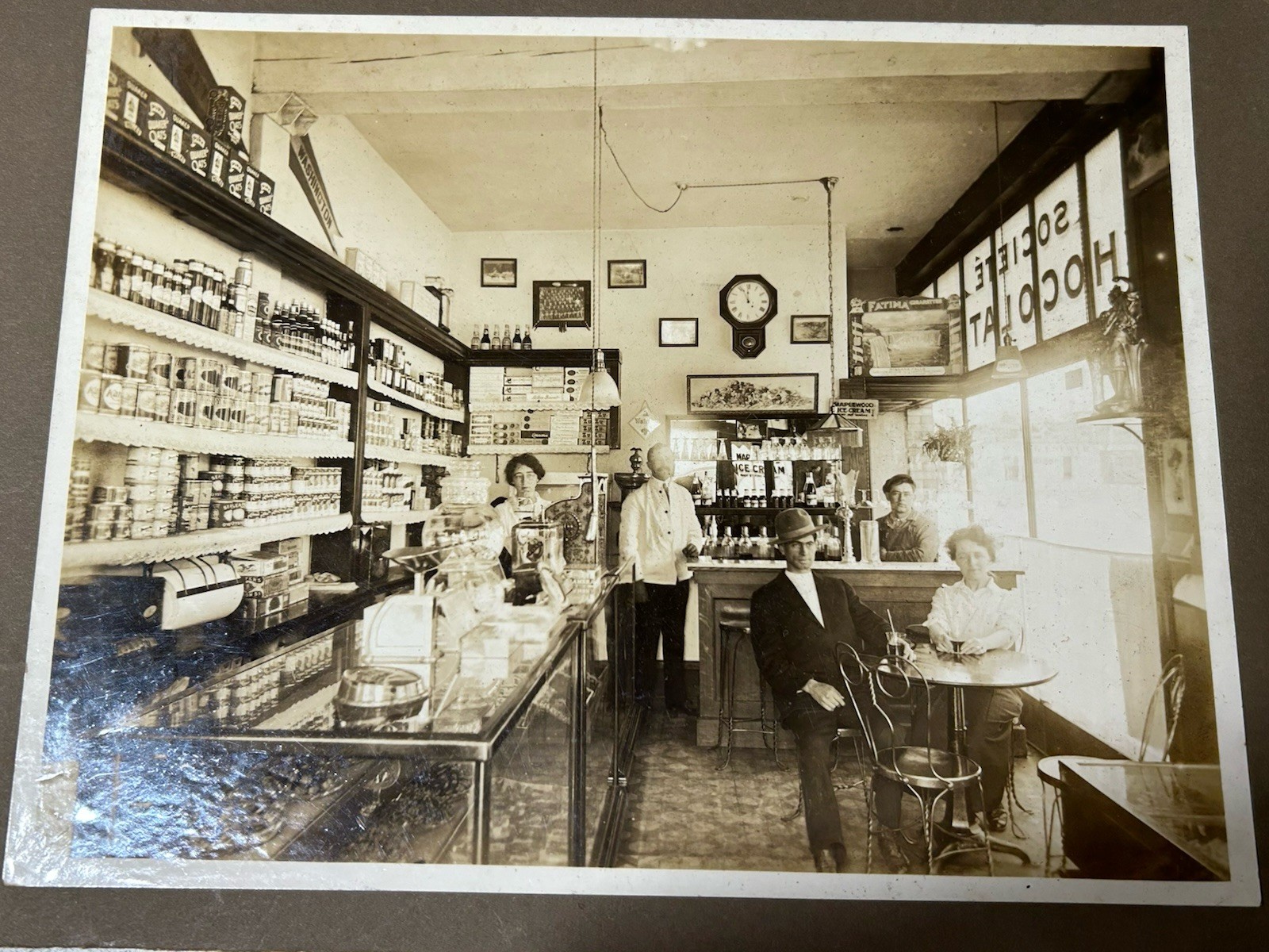 Vintage Ice Cream Shop Bakery Original Photograph