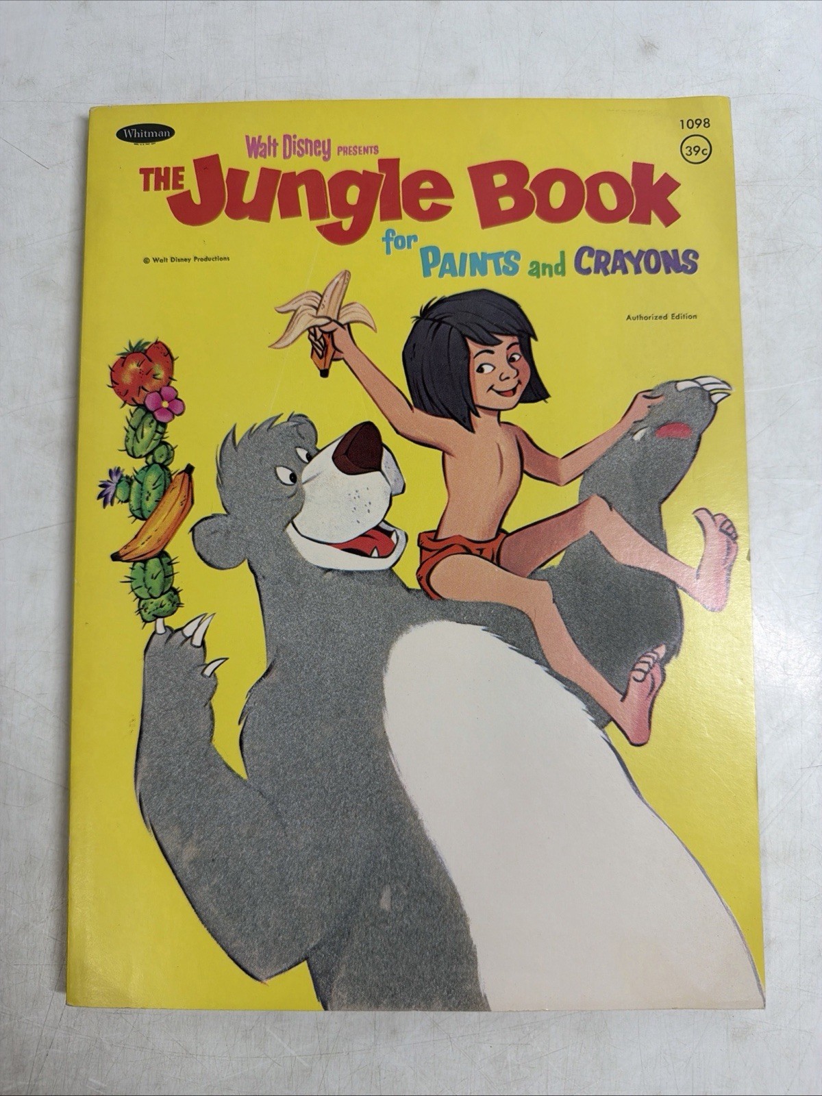 Vintage Walt Disney Jungle Coloring Book 1967 Vintage Walt Disney Jungle Coloring Book 1967