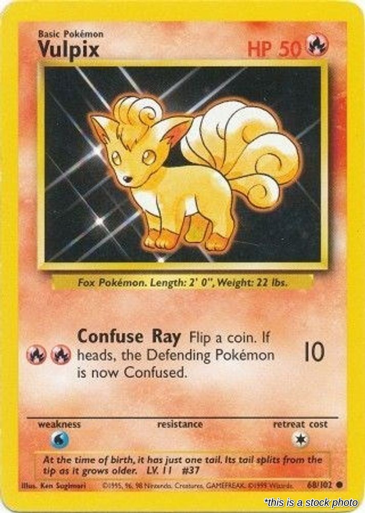 Vulpix : BS - 068/102 Lightly Played